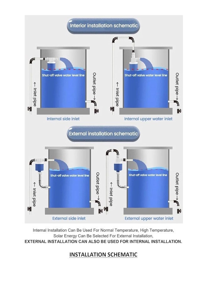 WINMAX 1 Inch Automatic Water Level Control Valve/Flot Valve(Made in India), Inside Type,Used for Water Tank, Auto Pot, Aquarium. (orange) - Image 5